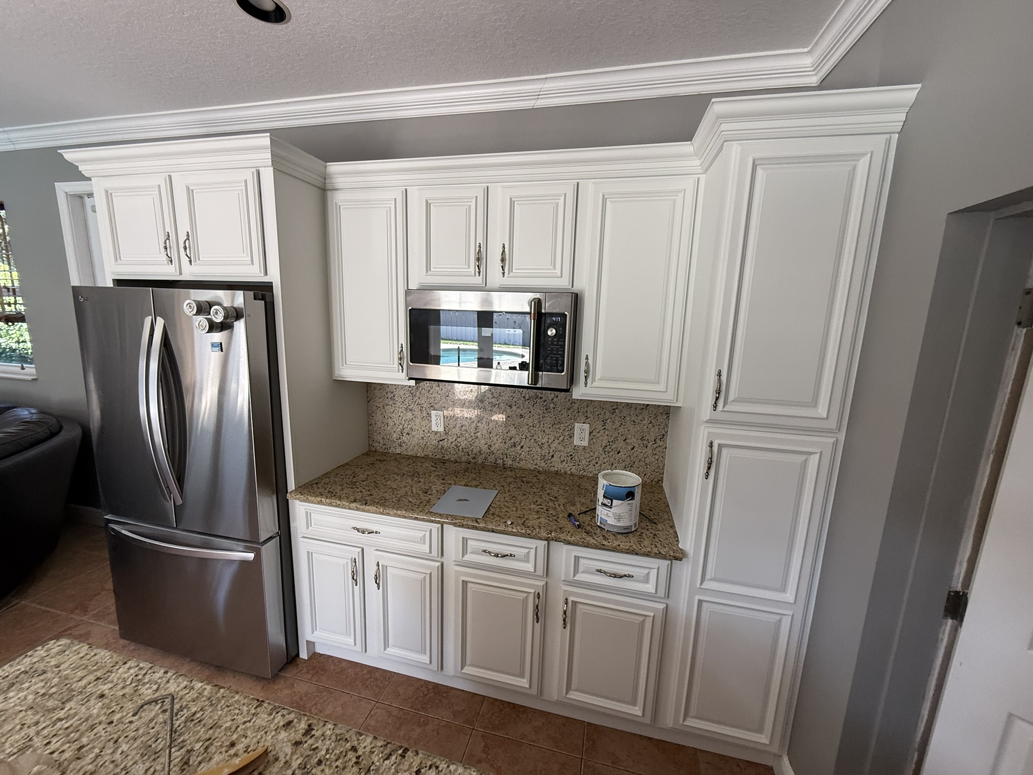 Finished cabinet detail